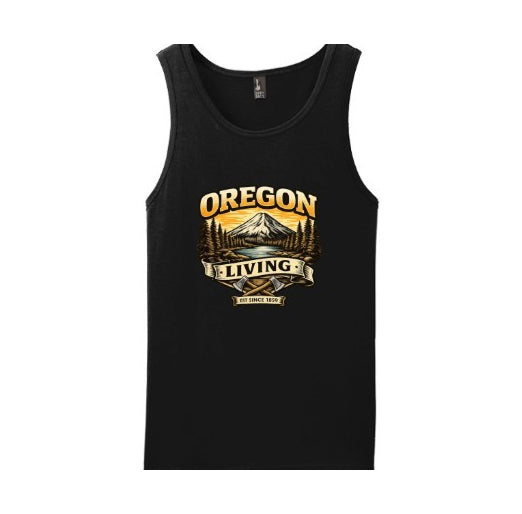 Mens Summer T-Shirt Hawaiian-Style Tank Top